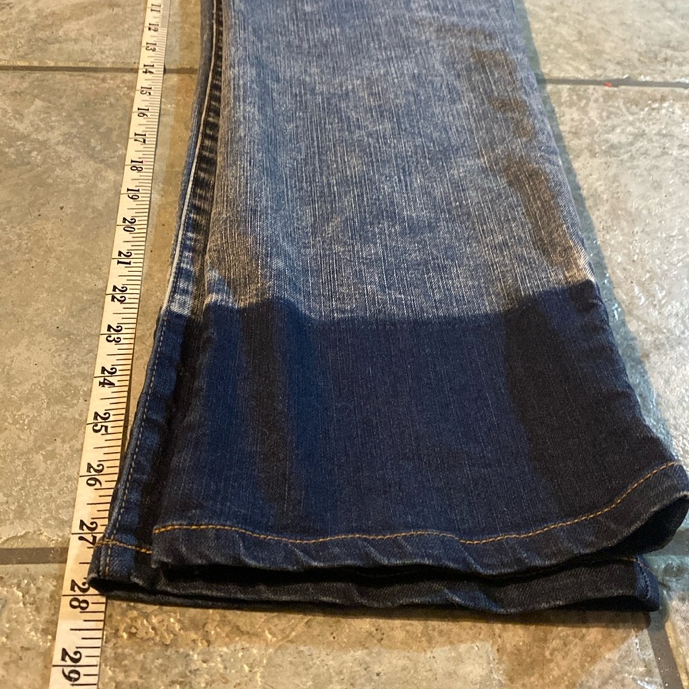 Logo By Lori Goldstein Shadow Patch Cuff Jeans Nw… - image 3